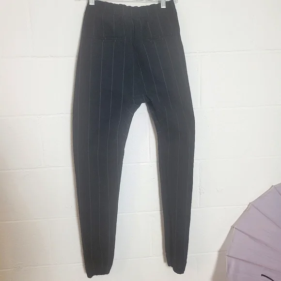 Men's Zanerobe Black Striped Athleisure Jogger Pants Size 28 - Picture 6 of 8
